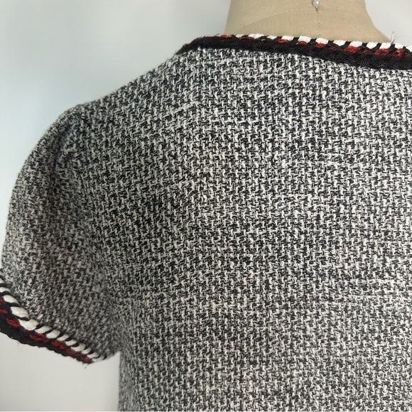 Zara Tweed Shirt Dress Size Medium - Picture 10 of 15